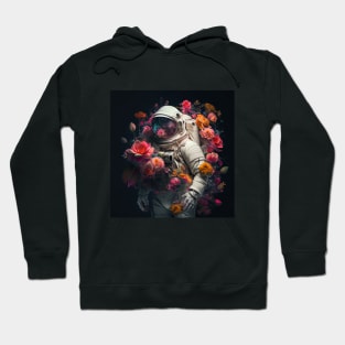 Astronaut In Flowers Suit Hoodie